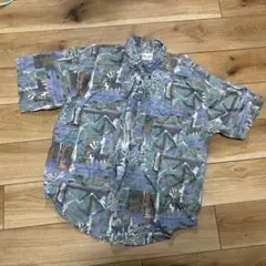 《 usa古着 》 メンズ　XLサイズ　アロハシャツ　半袖シャツ