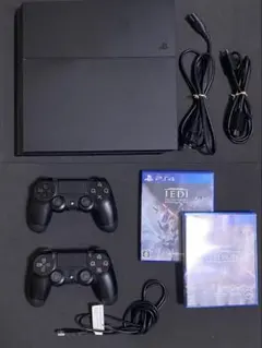 PlayStation 4 本体一式 + コントローラー2個 ソフト2本おまけ