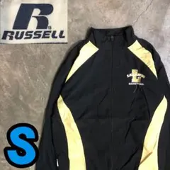 RUSSELL ATHLETIC ベロア トラックジャケット ラッセル 黒金 - メルカリ