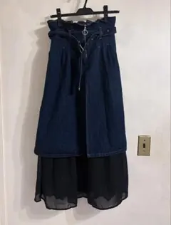 チャオパニック CIAOPANIC デニムロングスカート CPCM