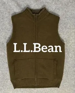【未着用品】L.L.Bean エルエルビーン 裏ボア ラムウールベスト