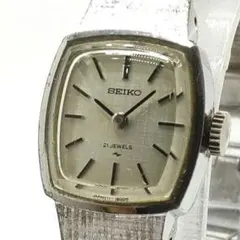 稼働 SEIKO セイコー 手巻き腕時計 21JEWELS レディース スクエアのサムネイル