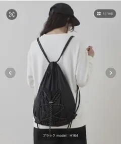 MONO-MART ladies アソートデザインドローコードナップサック