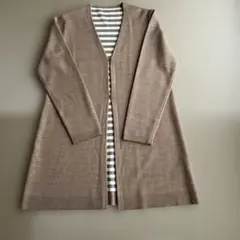 RESRA Lニットカーディガン M ベージュ