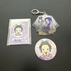 鬼滅の刃 胡蝶しのぶ 缶バッジ・アクキー・アクスタ セット