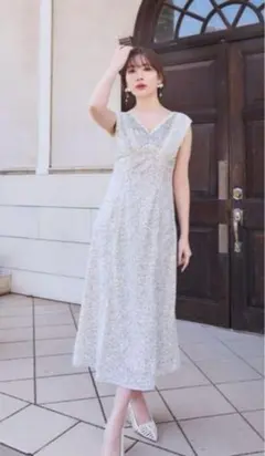 herlipto Lace Trimmed Floral Dress