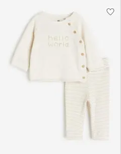 H&M ベビー服セット クリーム色 サイズ55