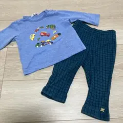 ファミリア　Tシャツとボトムスセット80