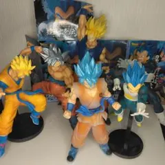 ドラゴンボール　スーパーサイヤ人フュギュア　6体セット孫悟空　孫悟飯、ベジータ