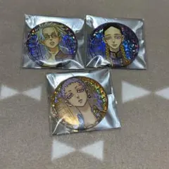 東京リベンジャーズ 東リべ　缶バッジ 新体験展 三ツ谷 灰谷 蘭 竜胆