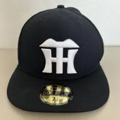 New Era 59FIFTY 黒キャップ HHロゴ 7 5/8