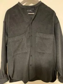 【美品】NIKO AND... チャコールグレー 厚手シャツジャケット