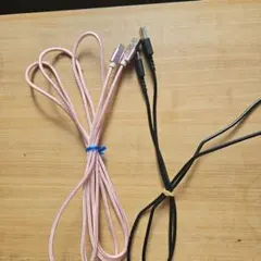 USB -TypeA to TypeC ケーブル2本セット