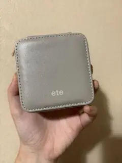 ete ジュエリーボックス グレー