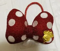 ディズニー　ミニー　リボン　ヘアゴム