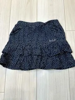 BeBe スカート ドット ネイビー 110cm
