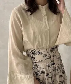 apres jour clair スリットスリーブチュニックシャツのサムネイル