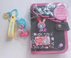 【新品】オリンピアメゾピアノ　デニムシールバインダーシール帳＆キャラチャーム