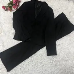 UNTITLED アンタイトル　定価45000円　パンツスーツ　ストライプ　毛