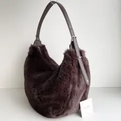 ケイトスペード ショルダーバッグ ノヴァ ファー ワンショルダー ほぼ新品