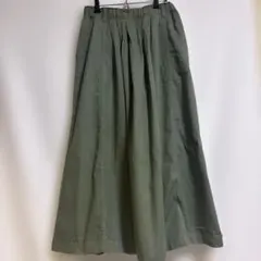 ◆LAKOLE◆ ロングギャザースカート　カーキ　美品