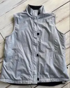 vintage ROUTE66 リバーシブルダウンベスト 水色×黒 ヴィンテージ