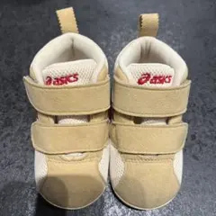 asics ベビーシューズ ベージュ/アイボリー　12.5センチ
