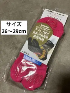 アクティバイタル ソックス フットサポーター　ノンスリップ　Sfida ピンク