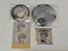 兎耳山丁子 4点まとめ売り 缶バッジ＆ステッカー