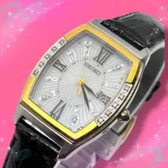 ✨SEIKO✨セイコー✨1B32-0AA0✨デイト✨ルキア✨シルバー✨腕時計✨ 限定 箱付 セイコー ルキア 1B32-0AA0 クリスタル8P シェル文字盤