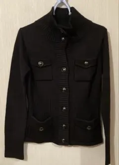 美品メイソングレイ　ニットカーディガン