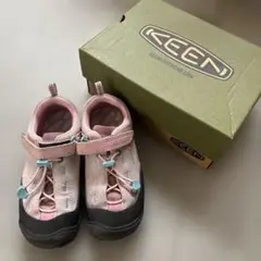 【美品】KEEN キッズ スニーカー サンダル ピンク 19.5cm アウトドア
