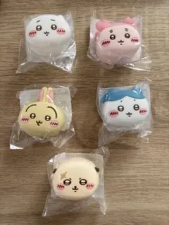 週末限定お値下げ❗️ちいかわ おかおミニシリコンポーチ 5個セット