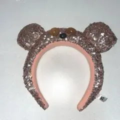 ユニバ　USJ ティム カチューシャ ピンク スパンコール