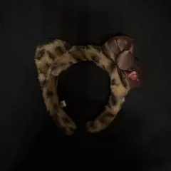 ユニバ usj ヒョウ柄 キティちゃん カチューシャ