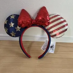 海外ディズニー限定　ニューアメリカーナ国旗カチューシャのサムネイル