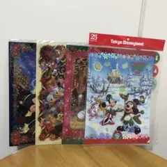 新品2008年〜2010年クリスマスディズニーA4見開きファイル