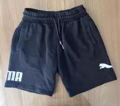 PUMA ブラック ハーフパンツ 160 綿100パーセント