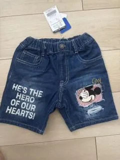 breezeミッキーマウス 半ズボン 100cm デニム