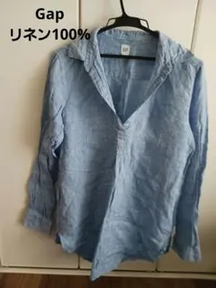 GAP レディース 長袖シャツ ブルー XSのサムネイル