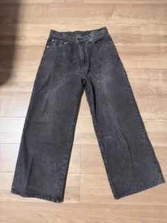 JOURNAL STANDARD ブラックデニムワイドパンツSサイズ