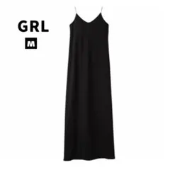GRL パット付きキャミワンピース [rut851] ブラック Ｍ