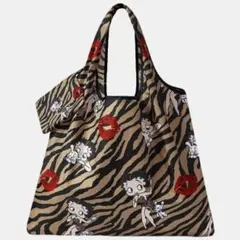 766【新品未開封】 ベティーちゃん Betty Boop™ エコバッグ ゼブラ