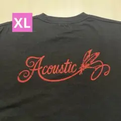 Acoustic 半袖Tシャツ　ブラック　XL