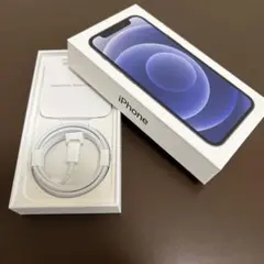 充電コード付き！iPhone12 mini ブラック　iPhone 箱のみ