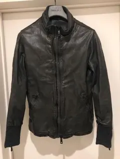 良品GIORGIO BRATOジョルジオブラット2連ジップラムレザージャケット