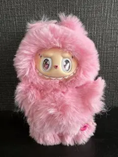 新品】LABUBU ラブブ ぬいぐるみ ふわふわ ピンク Angel - メルカリ