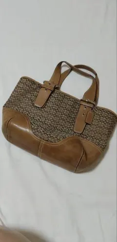 COACH シグネチャー トートバッグ ブラウンのサムネイル