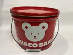 ミキハウス　ミキハウス・チエコサク　ロゴ入り缶