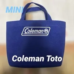 Coleman フェルト ミニトートバッグ ブルーのサムネイル
